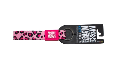 Schlüsselanhänger - Leopard Pink
